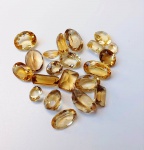 Lote pedras preciosas Citrino - Lapidação Diversas  -  160  ct aprox. -35 peças aprox.