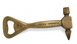ANTIGO ABRIDOR DE GARRAFAS / PICADOR DE GELO EM BRONZE - TINTAS YPIRANGA . MEDINDO 14 X 7 CM