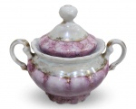 PORCELANA REAL - ANTIGO AÇUCAREIRO EM PORCELANA. MEDINDO 13 X 11 X 16.5 CM