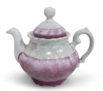 PORCELANA REAL - ANTIGO BULE  EM PORCELANA. PEÇA COM RESTAURO MEDINDO 13 X 11 X 16.5 CM