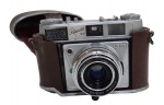 ANTIGA MÁQUINA FOTOGRÁFICA DE COLEÇÃO ALEMÃ KODAK RETINETTE  IIB. NÃO TESTADA E SEM GARANTIAS DE FUNCIONAMENTO. MEDINDO 10.5 X 8 X 14 CM