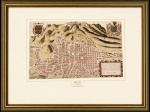 Mapa da cidade de Quito. Med.