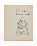 "Pomar 1 ano de desenho" : "Edição da Fundação Calouste Gulbenkian. Desenhos ilustrados de: Camões, Bocage,Fernando Pessoa e Almada. Nº 2 da série " Albuns de desenho de artistas contemporâneos do Centro de Arte Moderna"