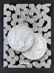 Livro Porta Moedas - Coin Holder H.E Harris & Co. Mercury Dime 1916-1945, sem moedas.