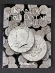 Livro Porta Moedas - Coin Holder H.E Harris & Co. Kennedy Half-Dollar 1964-1984, sem moedas.