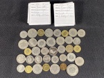 Moedas circuladas da Suíça e 29 envelopes identificados, 1 Rappen 1963, 5 Rappen 1955, 5 Rappen 1982, 5 Rappen 1985, 5 Rappen 1987, 5 Rappen 1988, 5 Rappen 1989, 5 Rappen 1995, 10 Rappen 1962, 10 Rappen 1969, 10 Rappen 1974, 10 Rappen 1980, 10 Rappen 1984, 10 Rappen 1993, 10 Rappen 1993, 20 Rappen 1960, 20 Rappen 1963, 20 Rappen 1970, 20 Rappen 1974, 20 Rappen 1975, 20 Rappen 1983, 20 Rappen 1984, 20 Rappen 1988, 20 Rappen 1991, 20 Rappen 2008, ½ Franc 1970, ½ Franc 1977, ½ Franc 1979, ½ Franc 1980, ½ Franc 1982, ½ Franc 1992, 1 Franc 1968, 1 Franc 1970, 1 Franc 1974, 1 Franc 1985, 1 Franc 1987, 2 Francs 1992.