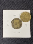 Moedas circuladas da Itália – Segunda Guerra Mundial, 5 Centesimi 1939, 5 Centesimi 1940.