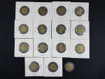 Moedas circuladas da Itália, 500 Liras 1982, 500 Liras 1984, 500 Liras 1985, 500 Liras 1986, 500 Liras 1987, 500 Liras 1988, 500 Liras 1989, 500 Liras 1991, 500 Liras 1992, 500 Liras 1995, 500 Liras 1996 – Instituto Nacional de Estatística, 500 Liras 1997 – Polizia di Stato, 500 Liras 1998  IFAD, 500 Liras 1993 – Centenário dela Banca D’Itália, 500 Liras 1992 – Scoperta Dell’América.