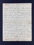 Fragmento de carta de pracinha da Força Expedicionária Brasileira (FEB) enviado da Itália em 06 de abril de 1945.