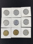 Moedas circuladas da França, 2 Francs – 1937, 2 Francs  1938, 2 Francs  1946, 2 Francs  1947, 2 Francs – 1947 B, 2 Francs  1948, 2 Francs – 1948 B, 2 Francs  1949, 2 Francs – 1950.