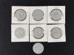 Moedas circuladas da França, 5 Francs – 1946, 5 Francs – 1946 B, 5 Francs  1947, 5 Francs – 1947 B, 5 Francs  1949, 5 Francs – 1949 B, 5 Francs – 1950 B.