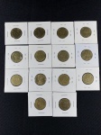 Moedas circuladas da França, 20 Centimes  1979, 20 Centimes  1981, 20 Centimes  1982, 20 Centimes  1983, 20 Centimes  1984, 20 Centimes  1985, 20 Centimes  1986, 20 Centimes  1988, 20 Centimes  1989, 20 Centimes  1992, 20 Centimes – 1995, 20 Centimes  1996, 20 Centimes  1997, 20 Centimes  2000.
