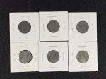 Moedas circuladas da Alemanha, 10 Pfennig – 1917, 10 Pfennig – 1918, 10 Pfennig – 1919, 10 Pfennig – 1920, 10 Pfennig – 1921, 10 Pfennig – 1922.