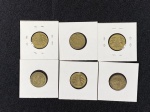 Moedas circuladas da Alemanha, 10 Rentenpfennig A  1923, 10 Rentenpfennig A – 1924, 10 Rentenpfennig E  1924, 10 Rentenpfennig F  1924, 10 Rentenpfennig G  1924, 10 Reichspfennig A  1924.