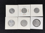 Moedas circuladas da Alemanha, 200 Mark A – 1923, 200 Mark D – 1923, 200 Mark F – 1923, 500 Mark A – 1923, 500 Mark D – 1923, 3 Mark A – 1922.