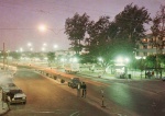 Cartão Postal Tubarão, SC -  Vista noturna Avenida Marcelino Cabral, ao fundo, Praça 7 de Setembro, Editora Edicard ref. 839-18, sem uso