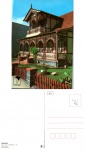 Cartão Postal Blumenau, SC - Casa típica, Editora Edicard ref. 821-19, sem uso