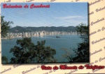Cartão Postal Balneário Camboriú, SC - Vista do Mirante do Teleférico, Editora Postais do Brasil ref. 08, sem uso