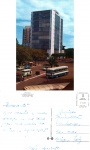 Cartão Postal Londrina, PR - O moderno Edificio Atalaia na Estação Rodoviária.  Editora Paranacart ref. K-1858, usado, datado 26/10/1970