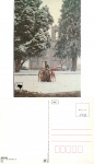 Cartão Postal São Joaquim, SC - Neve, Editora Edicard ref.  833-14, sem uso