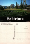 Cartão Postal Nova Petrópolis, RS - `Vista do Labirinto` na Praça 15 de Novembro, Editora Kingcolor ref. 3543, sem uso