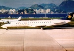 Cartão Postal Rio-Sul, Embraer 145, Prefixo PT-SPK, Rio de Janeiro (SDU)  05/1999, Foto Hermano P. Carvalho F., sem uso