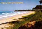Cartão Postal Ipojuca, PE - Praia Porto de Galinhas, Editora Cluposil ref. 300-A-82, sem uso