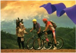 Cartão Postal Tailândia- Mountain Biking in northen Thailand, sem uso