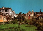 Cartão Postal São João Del Rei, MG - Praça Francisco Neves, Hospital N.S. das Mercês e Igreja N.S. das Mercês, Editora Mercator ref. 19, sem uso