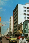 Cartão Postal Itajaí, SC - Vista parcial Rua Hercílio Luz, Editora Mercator ref. E-1078, sem uso