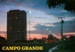 Cartão Postal Campo Grande, MS - Edificio Concorde, Editora Mercator ref. E-1840, usadom, datado 09/10/1978