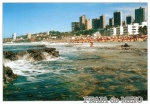 Cartão Postal Natal, RN - Praoa do Meio num domingo de muito sol, Editora Litoarte ref. RN-037, sem uso