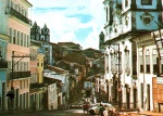 Cartão Postal Salvador, BA - Pelourinho, Edotpra Edicard ref. 200-37, sem uso