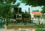 Cartão Postal Resende, RJ - Monumento Ferroviário (exemplar raro). Editora Mercator ref. E-2699, sem uso