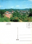 Cartão Postal Blumenau, SC - Vistsa parcial da cidade, No 1º plano, o famoso Restaurante `Frhonsinn`, Editora Paranacart ref. K-2183, sem uso