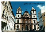 Cartão Postal Salvador, BA - Igreja São Francisco de Assis, Editora Pau Brasilis, sem uso