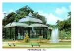 Cartão Postal Petrópolis, RJ - `Palácio Cristal`, Editora Paranacart ref 18, sem uso