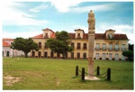 Cartão Postal Alcântara, MA - Pelourinho, Sobrados Coloniais Portugueses e Praça da Matriz. Centro histórico, ref. 4, Foto A. Teixeira, sem uso