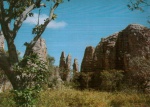 Cartão Postal Ste Cidades, PI - Três Reis Magos, formação rochosa do Parque das Sete cidades, Editora Mercator ref. 03 sem uso