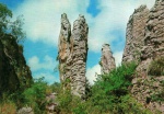 Cartão Postal Sete Cidades, PI - Três Reis Magos, formação rochosa do Parque das Sete Cidades, Editora Mercator ref. 08, sem uso