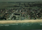 Cartão Postal Capão da Canoa, RS - Vista aérea parcial da Praia de Atlântida, Editora Kingcolor ref. 1523, sem uso