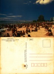Cartão Postal Fortaleza, CE - Banhista em banho de sol Praia do Meireles, Editora Paranacart ref.145, sem uso