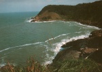 Cartão Postal Gauruja, SP - Costão das Tartarugas, Editora Postal Cultural, sem uso