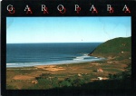 Cartão Postal Garopaba, SC - Vista da Praoa do Silveira, Foto Edson Neves, sem uso
