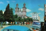 Cartão Postal Passo Fundo, RS - Vista parcial do centro, Editora Paranacart ref. K-1749, usado, datado  26/12/1975