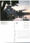 Cartão Postal Blumenau, SC - Vista panoramica noturna, Editora Litoarte ref. SC-B-018, sem uso