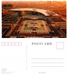 Cartão Postal Shanghai, China - Shanghai Scientific & Technical Hall. novo