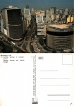 Cartão Postal São Paulo, SP -  Avenida Ipiranga e Garagem Central, Editora Postal Brasil ref. 11, sem uso