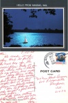 Cartão Postal Minong, WI, USA -  Hello from Mining, ref. R70, usado,circuladi 25/05/1988