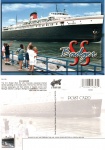 Cartão Postal Ludington, MI, USA - Navio S.S  Badger, ref.   K 46124, sem uso